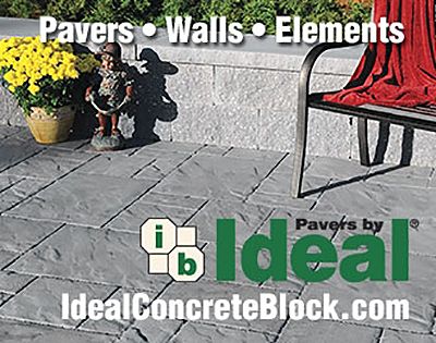 Ideal Concrete Block for pavers, walls and other elements