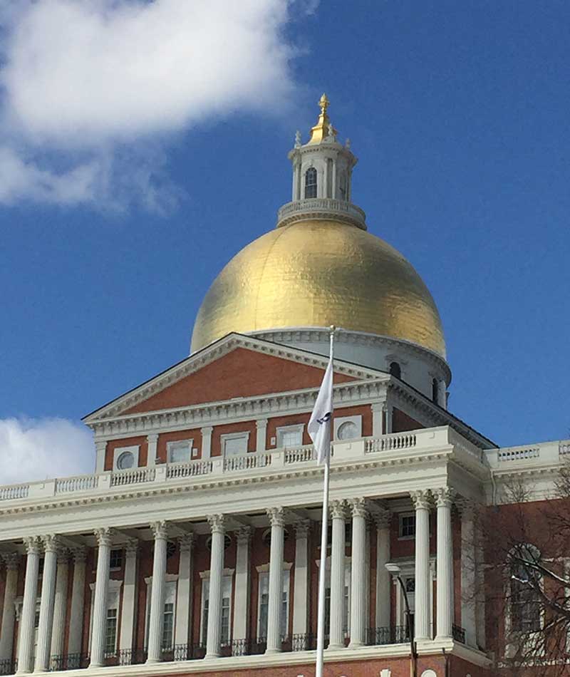 massachusetts state house in boston